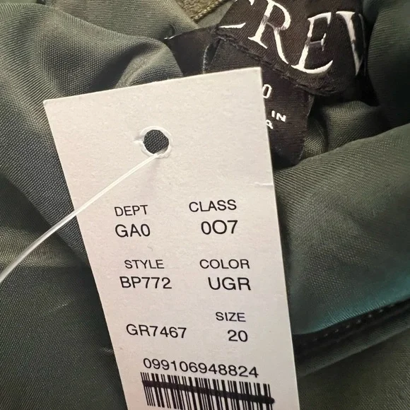 NWT - J. Crew Strapless peplum top in stretch cotton poplin blend - Picture 5 of 5